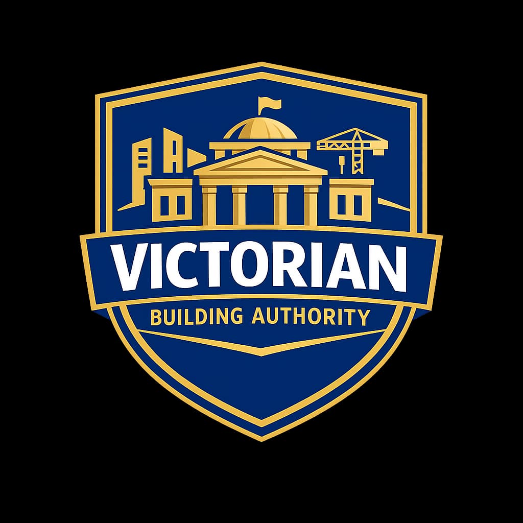 Victorian Building Authority certification badge
