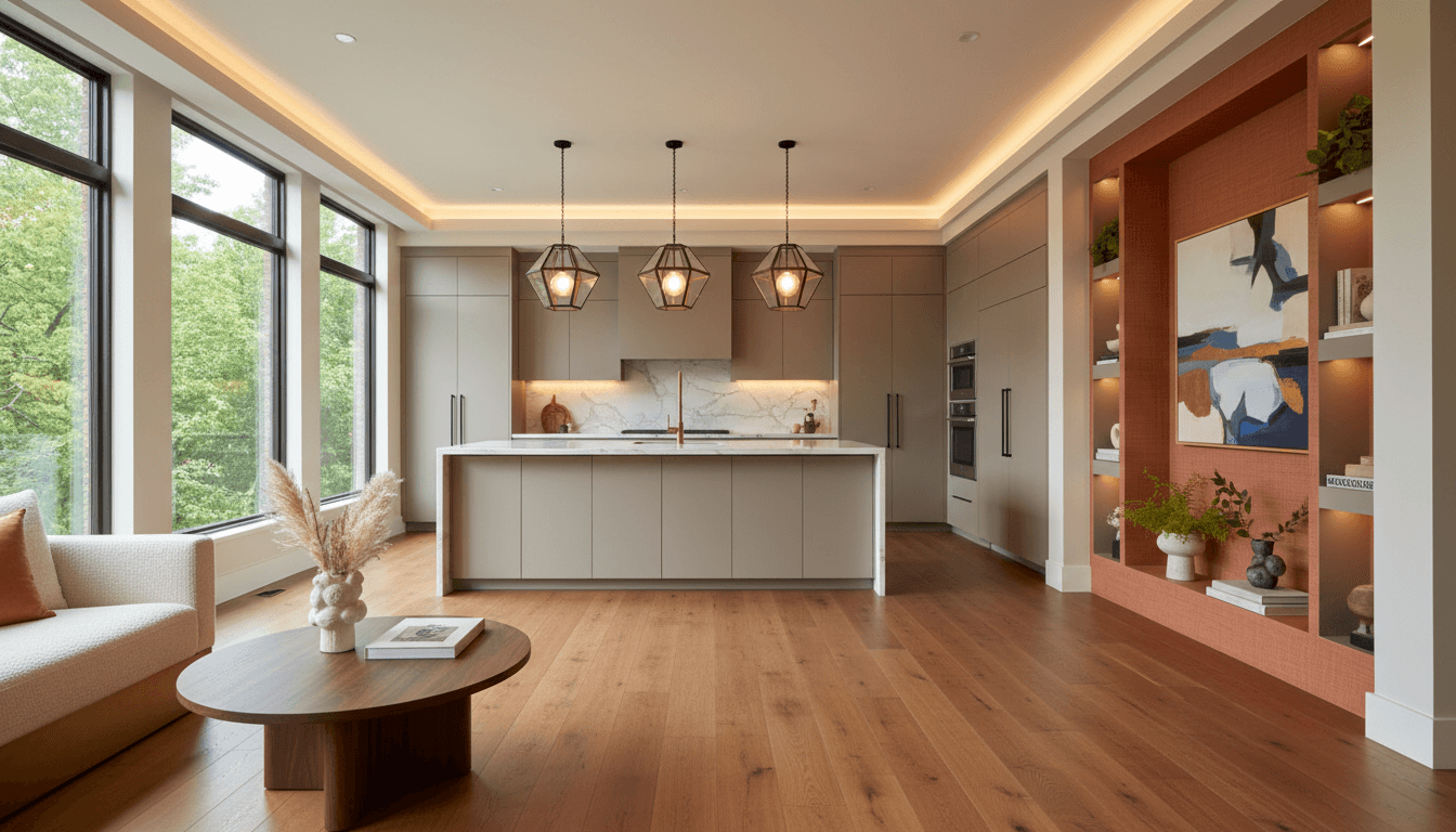 Living space renovation with quality finishing and modern design